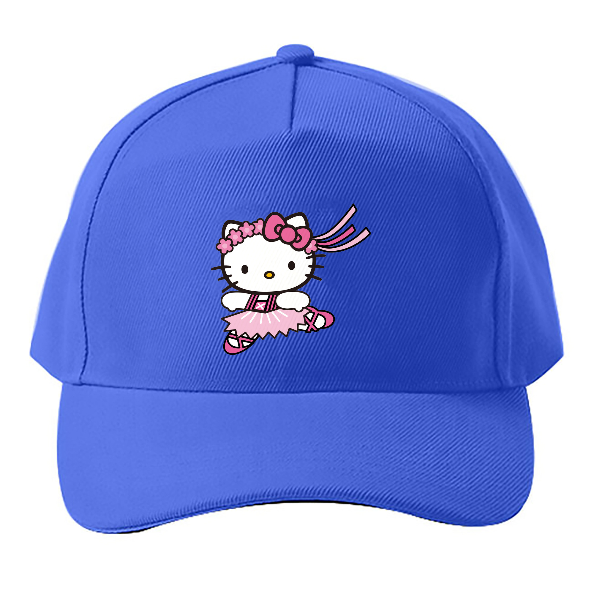 （画像用） Hello Kitty ハローキティ ベースボールキャップ 綿100％ 男女兼用 帽子 スポーツ